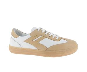 Andrea Conti Damen Low Top Sneaker Freya, Scarpe da Ginnastica Donna, Cammello Bianco, 37 EU