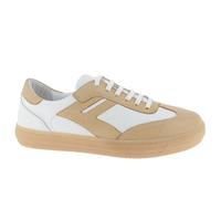 Andrea Conti Damen Low Top Sneaker Freya, Scarpe da Ginnastica Donna, Cammello Bianco, 39 EU