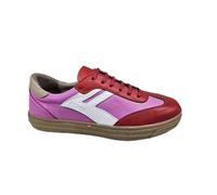 Andrea Conti Damen Low Top Sneaker Freya, Scarpe da Ginnastica Donna, Peperoncino Rosa Bianco Pean, 40 EU