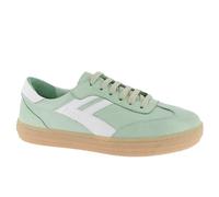 Andrea Conti Damen Low Top Sneaker Freya, Scarpe da Ginnastica Donna, Verde Pastello Bianco, 37 EU