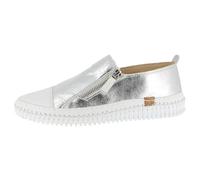 Andrea Conti Damen Low Top Sneaker, Scarpe da Ginnastica Donna, Argento, 41 EU