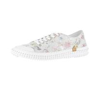 Andrea Conti Damen Low Top Sneaker, Scarpe da Ginnastica Donna, Bianco Combinato, 42 EU