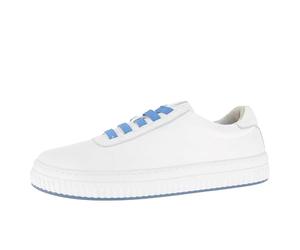 Andrea Conti Damen Low Top Sneaker, Scarpe da Ginnastica Donna, Jeans Bianchi, 38 EU