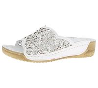 Andrea Conti Damen Pantolette, Mocassino Basso Donna, Bianco, 38 EU