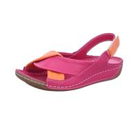 Andrea Conti Damen Sandalette, Sandali Donna, Magenta Papaya, 40 EU