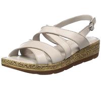 Andrea Conti Donna, Sandali con Tacco, Grigio Argentato, 38 EU