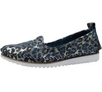 Andrea Conti Pantofole in Pelle da Donna 0021018, Numero:38 EU, Colore:Blu