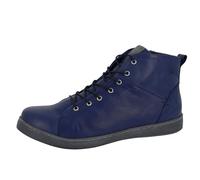 Andrea Conti Sneaker Alte da Donna, Scarpe da Ginnastica, Blu astrale Antracite, 40 EU