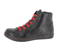 Andrea Conti Sneaker Alte da Donna, Scarpe da Ginnastica, Peperoncino Nero, 40 EU