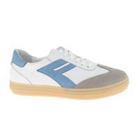 Andrea Conti Sneaker Basse da Donna, Colore Bianco/Blu Infinito, 40 EU