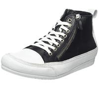 Andrea Conti Sneaker da Donna, Scarpe da Ginnastica, Nero/Bianco, 38 EU
