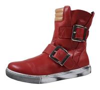 Andrea Conti Stivaletti Donna 0344630, Numero:41 EU, Colore:Rosso