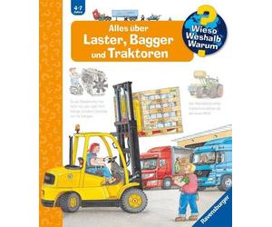 Andrea Erne Wolfgang Metzg Alles über Laster, Bagger und Traktor (Anello, filo)