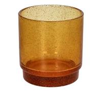 ANDREA FONTEBASSO 1760 Set 6 bicchieri impilabili 320 cc Vetro Ambra Linea Watercolor