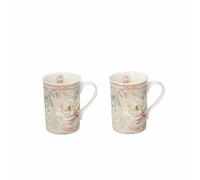 Andrea Fontebasso Confezione 2 Mug 300 Cc New Bone China Milk&C Peonia