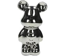 ANDREA FONTEBASSO Orso Salvadanaio Argento H27 Home Decor Bear Ceramica Argento