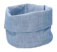 Andrea Fontebasso TOGNANA Cestino Pane Rotondo 18 Cm Cotone Blu Linea VOLTERRA