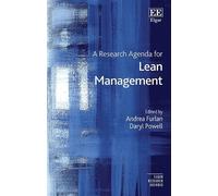 Andrea Furlan A Research Agenda for Lean Management (Copertina rigida)