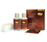Andrea Gruener Onlinehandel Set per Il Trattamento di Pulizia e Protezione dei pellami LongLife Cleaner & Protector, Anti-Ageing Maxi, 250 ml Ogni Confezione