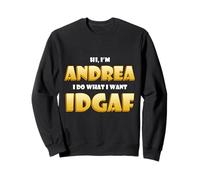 Andrea Joke IDGAF Meme Funny Halloween Costume for Andreas Felpa