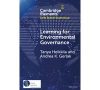 Andrea K. Gerlak Tanya Heik Learning for Environmental Govern (Copertina rigida)