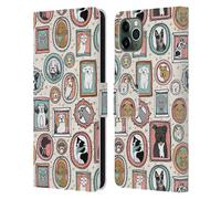 ANDREA LAUREN DESIGN ANIMALI CUSTODIA COVER A PORTAFOGLIO PER APPLE iPHONE