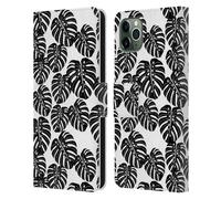 ANDREA LAUREN DESIGN PLANT PATTERN CUSTODIA COVER A PORTAFOGLIO PER APPLE iPHONE