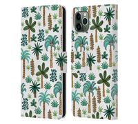 ANDREA LAUREN DESIGN PLANT PATTERN CUSTODIA COVER A PORTAFOGLIO PER APPLE iPHONE