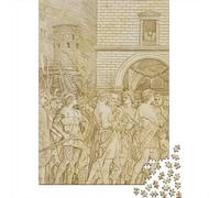 Andrea Mantegna Puzzle Di Legno, disegno Puzzles Impegnativi, Rompicapo museo, Per Adulti E Adolescenti Regali, Impegnativo Puzzles arte, 1000 Pcs