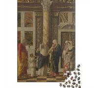Andrea Mantegna Puzzle Legno Classici 1000 Pezzi, Rompicapo arte, opere d'arte famose nel mondo Impegnativi Jigsaw Puzzles dipinto, Giocattolo Decompressivo Intellettuale Educativo 1000 Pcs