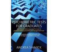 Andrea Shavick Psychometric Tests for Graduates 2nd Edition (Tascabile)