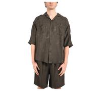 Andrea Ya’aqov - Bowling Collar Short Sleeve Shirt - - Shirts - Uomo - Grigio - M