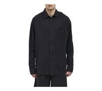 Andrea Ya’aqov - Camicia Over in Cupro e Cotone - - Shirts - Uomo - Nero - M
