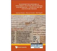 Andreas Fischer Handwritten Historical Document Analysis, Rec (Copertina rigida)