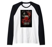 Andreas Hofer T-Shirt Dem Land Tirolo la fedeltà Tirolese Maglia con Maniche Raglan