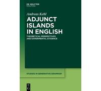 Andreas Kehl Adjunct Islands in English (Copertina rigida)