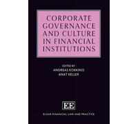 Andreas Kokkini Corporate Governance and Culture in Financial (Copertina rigida)