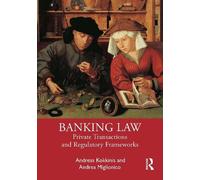 Andreas Kokkinis Andrea Miglionico Banking Law (Tascabile)