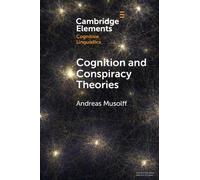 Andreas Musolff Cognition and Conspiracy Theories (Tascabile)