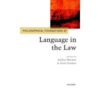 Andrei Marmor Philosophical Foundations of Language in the La (Copertina rigida)