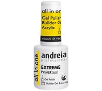 Andreia Professional Gel Polish Ultrabond Primer e Base e Top Coat 2 in 1 (la confezione contiene uno di ciascuno) (Primer estremo)