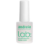 Andreia Professional Multivitamin Base Coat - Trattamenti per unghie LAB per prevenire rotture, scheggiature o scheggiature - Cura quotidiana delle unghie arricchita con vitamine 10,5 ml