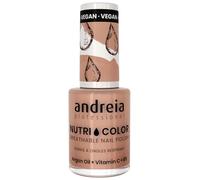 Andreia Professional NutriColor - Smalto per unghie Vegan Traspirante - Colore NC8 Nudo - 10.5ml