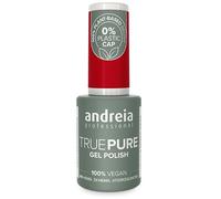 Andreia Smalto gel professionale senza ema, TRUE PURE 21 Free e 100% vegano per unghie sensibili, smalto gel semipermanente soak off UV LED, colore rosso T37, 10,5 ml