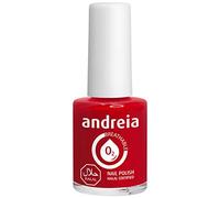Andreia Vernis Halal - Smalto Vegan, Permeabile e Traspirante conforme ai requisiti Halal - Alta Qualità - Colore B6 Rosso - Sfumature di Rosa 10,5 ml