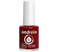 Andreia Vernis Halal - Smalto Vegan, Permeabile e Traspirante conforme ai requisiti Halal - Alta Qualità - Colore B14 Rosso - Sfumature di Rosa 10,5 ml