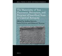 Andrej Petrovic The Materiality of Text - Placement, Percepti (Copertina rigida)