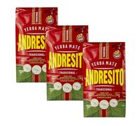 Andresito Traditional 3x1000g | Yerba Mate dall'Argentina | Tè sfuso con steli