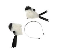 ANDRESLAD 1 Paio di Fermagli per con Orecchie per Feste di Cosplay Fai da Te Accessori per Acconciature Adorabile Design con Orecchie di Gatto Gioielli per alla Moda per Le Donne