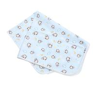 ANDRESLAD 1 Pc Fasciatoio Per Neonati Materassi Tappetino Per Cuscinetto Impermeabile Per Cuscino Fasciatoio Riutilizzabile Tampone Bagnante Neonato Blue Di Cristallo
